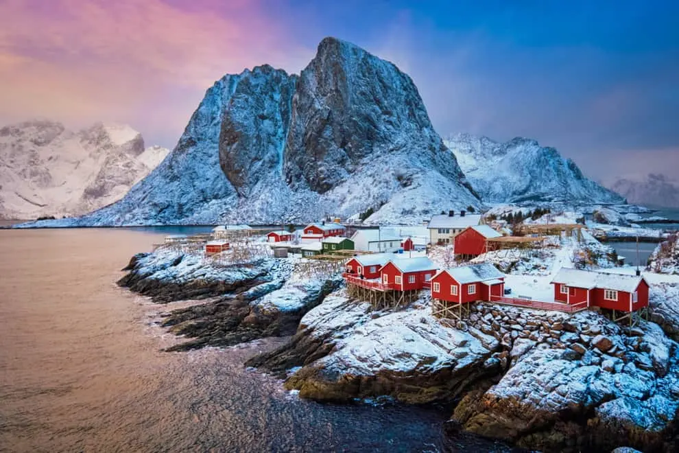 ภาพประกอบโปรแกรมวันที่ 3: Oslo → Leknes → Hamnøy