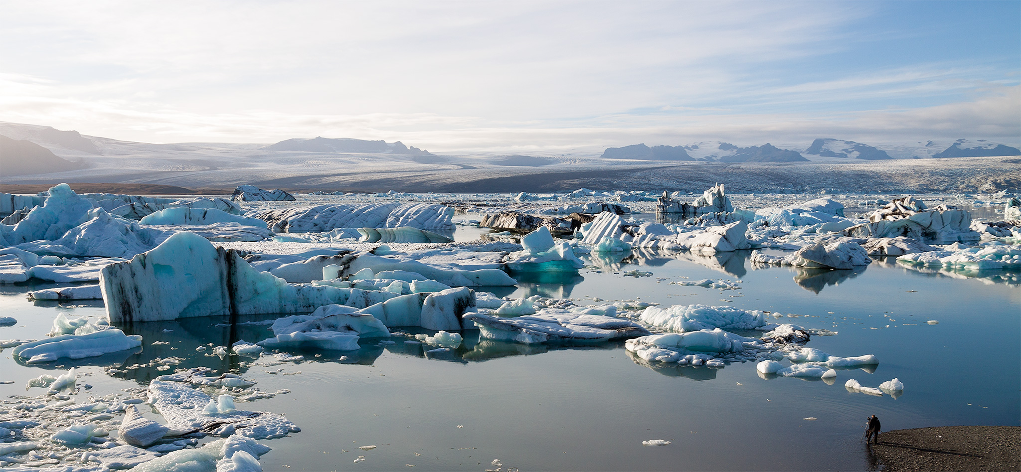 ทะเลสาบธารน้ำแข็ง Jökulsárlón ประเทศไอซ์แลนด์
